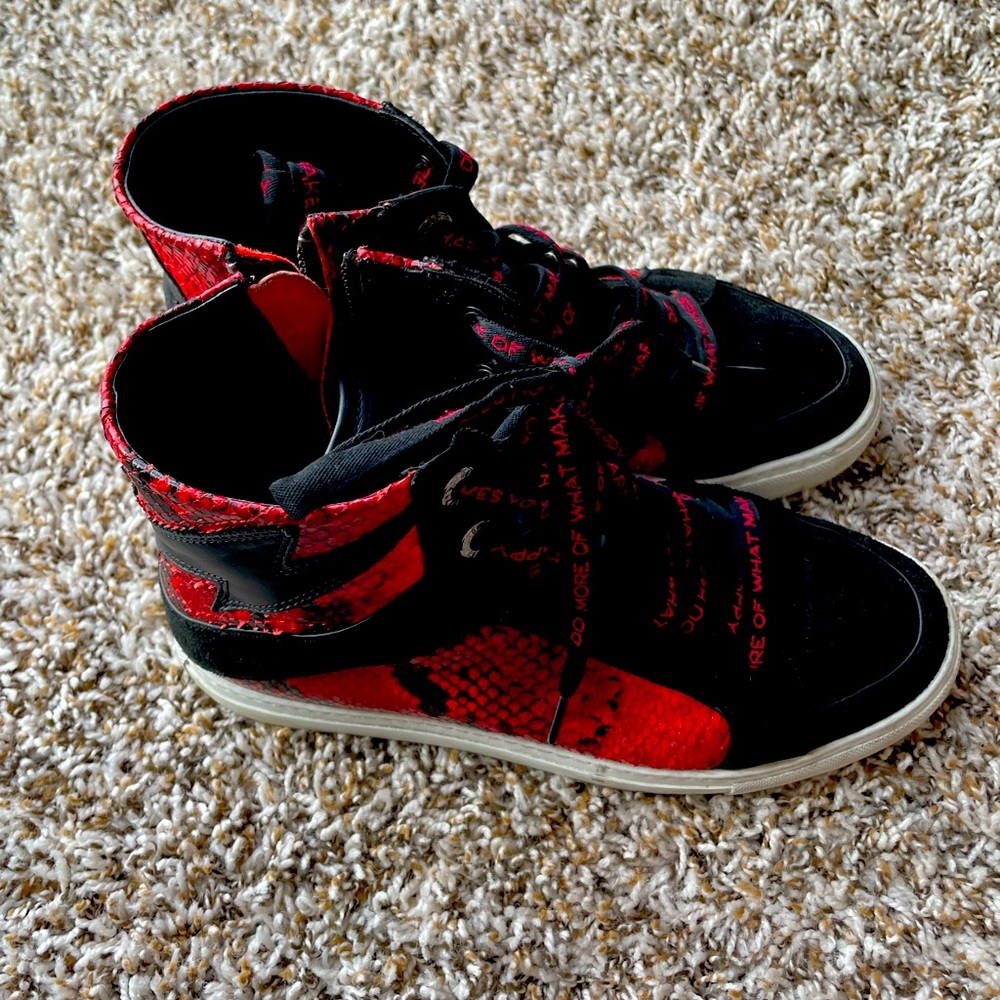 Zadig and Voltare 	
ZV1747 High Flash Sneakers, size 38 women’s